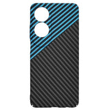 Husa pentru OPPO A60 4G, Techsuit Carbonite FiberShell, bleu