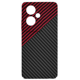Husa pentru OPPO A79 5G, Techsuit Carbonite FiberShell, rosu inchis