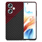 Husa pentru OPPO A79 5G, Techsuit Carbonite FiberShell, rosu inchis