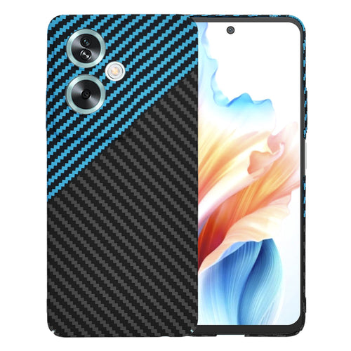 Husa pentru OPPO A79 5G, Techsuit Carbonite FiberShell, bleu