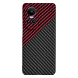 Husa pentru OPPO Reno10, Techsuit Carbonite FiberShell, rosu inchis