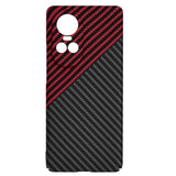 Husa pentru OPPO Reno10, Techsuit Carbonite FiberShell, rosu inchis
