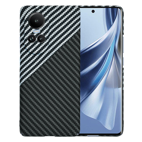 Husa pentru OPPO Reno10, Techsuit Carbonite FiberShell, gri