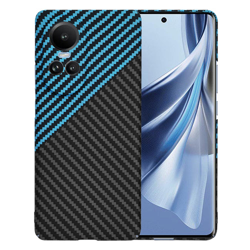 Husa pentru OPPO Reno10, Techsuit Carbonite FiberShell, bleu