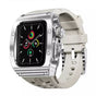 Husa smartwatch pentru Apple Watch 7 45mm, ShellBox, argintiu