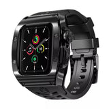 Husa smartwatch pentru Apple Watch 7 45mm, ShellBox, argintiu