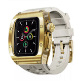 Husa smartwatch pentru Apple Watch 7 45mm, ShellBox, argintiu