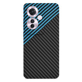 Husa pentru OPPO Reno11 F, Techsuit Carbonite FiberShell, bleu
