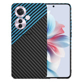Husa pentru OPPO Reno11 F, Techsuit Carbonite FiberShell, bleu