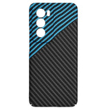 Husa pentru OPPO Reno12, Techsuit Carbonite FiberShell, bleu