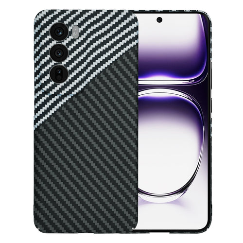 Husa pentru OPPO Reno12, Techsuit Carbonite FiberShell, gri