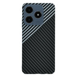Husa pentru Realme C63, Techsuit Carbonite FiberShell, gri