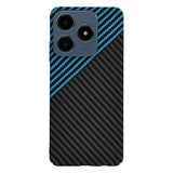 Husa pentru Realme C63, Techsuit Carbonite FiberShell, bleu