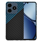 Husa pentru Realme C63, Techsuit Carbonite FiberShell, bleu