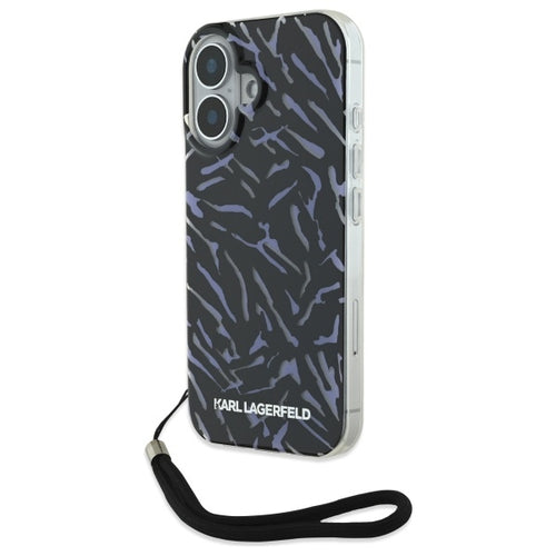 Husa pentru iPhone 16 Plus, Karl Lagerfeld Hardcase (KLHCP16MHZBPKCCU), mov