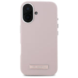 Husa pentru iPhone 16, Karl Lagerfeld Leather MagSafe (KLHMP16SPGMSRPP), roz