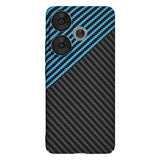 Husa pentru Xiaomi POCO F6, Techsuit Carbonite FiberShell, bleu