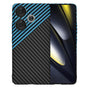 Husa pentru Xiaomi POCO F6, Techsuit Carbonite FiberShell, bleu