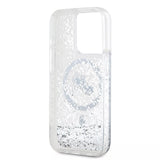 Husa pentru iPhone 15 Pro, Karl Lagerfeld Liquid Glitter MagSafe (KLHMP15LLGKCSGH), transparenta