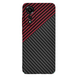 Husa pentru OPPO A78 4G, Techsuit Carbonite FiberShell, rosu inchis