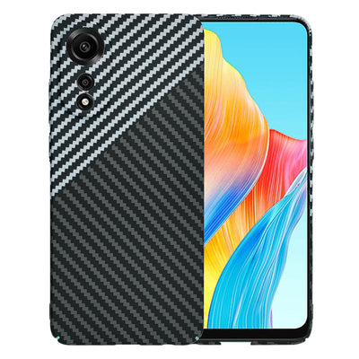 Husa pentru OPPO A78 4G, Techsuit Carbonite FiberShell, gri