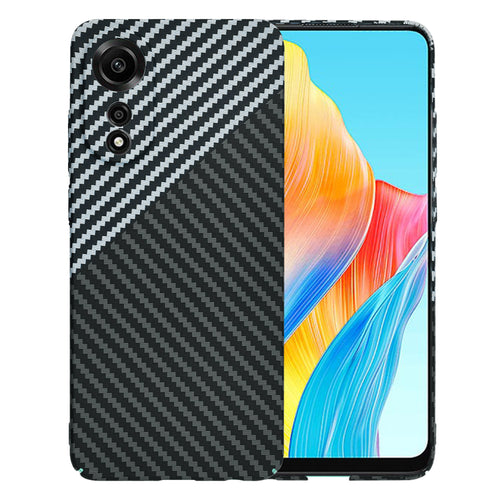 Husa pentru OPPO A78 4G, Techsuit Carbonite FiberShell, gri
