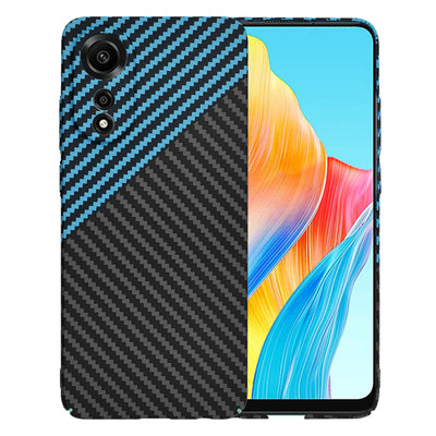 Husa pentru OPPO A78 4G, Techsuit Carbonite FiberShell, bleu