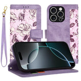 Husa pentru iPhone 16 Pro, Techsuit FlipCraft, mov