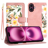 Husa pentru iPhone 16 Plus, Techsuit FlipCraft, roz
