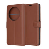 Husa pentru Xiaomi Redmi 14C, Techsuit Leather Folio, maro