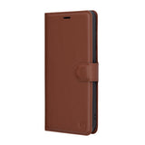 Husa pentru Nothing CMF Phone 1, Techsuit Leather Folio, maro