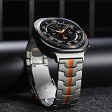 Curea pentru Samsung Galaxy Watch Ultra 47mm, Techsuit Watchband (W063), argintiu