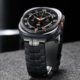 Curea pentru Samsung Galaxy Watch Ultra 47mm, Techsuit Watchband (W063), negru