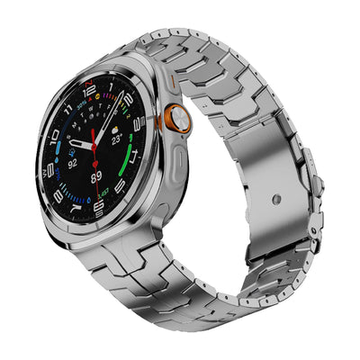 Curea pentru Samsung Galaxy Watch Ultra 47mm, Techsuit Watchband (W063), argintiu