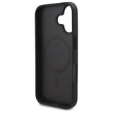Husa pentru iPhone 16, Karl Lagerfeld Leather MagSafe (KLHMP16SPKHPORPK), negru