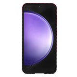 Husa pentru Samsung Galaxy S23 FE, Techsuit Carbonite FiberShell, rosu inchis