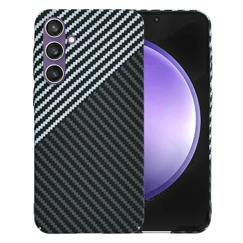 Husa pentru Samsung Galaxy S23 FE, Techsuit Carbonite FiberShell, gri