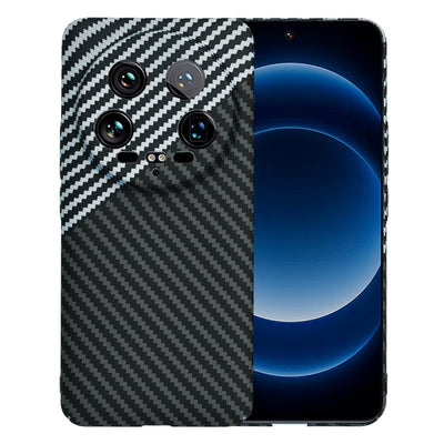 Husa pentru Xiaomi 14 Ultra, Techsuit Carbonite FiberShell, gri