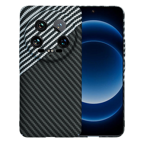 Husa pentru Xiaomi 14 Ultra, Techsuit Carbonite FiberShell, gri
