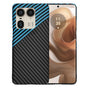 Husa pentru Motorola Edge 50 Ultra, Techsuit Carbonite FiberShell, bleu