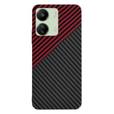 Husa pentru Xiaomi Redmi 13C 4G, Techsuit Carbonite FiberShell, rosu inchis