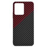 Husa pentru Xiaomi Redmi 13C 4G, Techsuit Carbonite FiberShell, rosu inchis