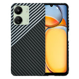 Husa pentru Xiaomi Redmi 13C 4G, Techsuit Carbonite FiberShell, gri