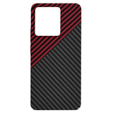 Husa pentru Xiaomi Redmi Note 13 4G, Techsuit Carbonite FiberShell, rosu inchis