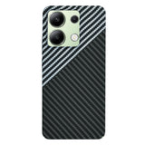 Husa pentru Xiaomi Redmi Note 13 4G, Techsuit Carbonite FiberShell, gri
