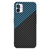 Husa pentru Nothing Phone (1), Techsuit Carbonite FiberShell, bleu