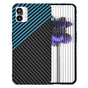 Husa pentru Nothing Phone (1), Techsuit Carbonite FiberShell, bleu