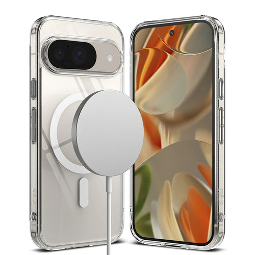 Husa pentru Google Pixel 9, Ringke Fusion MagSafe, transparenta