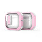 Husa casti pentru AirPods 4, Dux-Ducis, Pecn Series Case Pink, alb