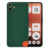 Husa pentru Nothing CMF Phone 1, Techsuit Carbonite FiberShell, cyan